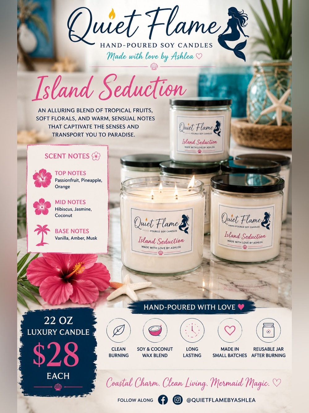 Quiet Flame 22oz Candle Buy Now - Picture 6 of 10